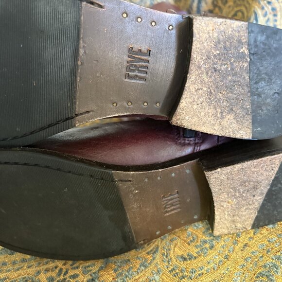 Frye Molly Button Tall Boot in Redwood - size: US 7.5 B - (3470638) - Picture 7 of 7